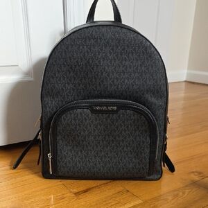 Michael Kors Charcoal Gray Backpack